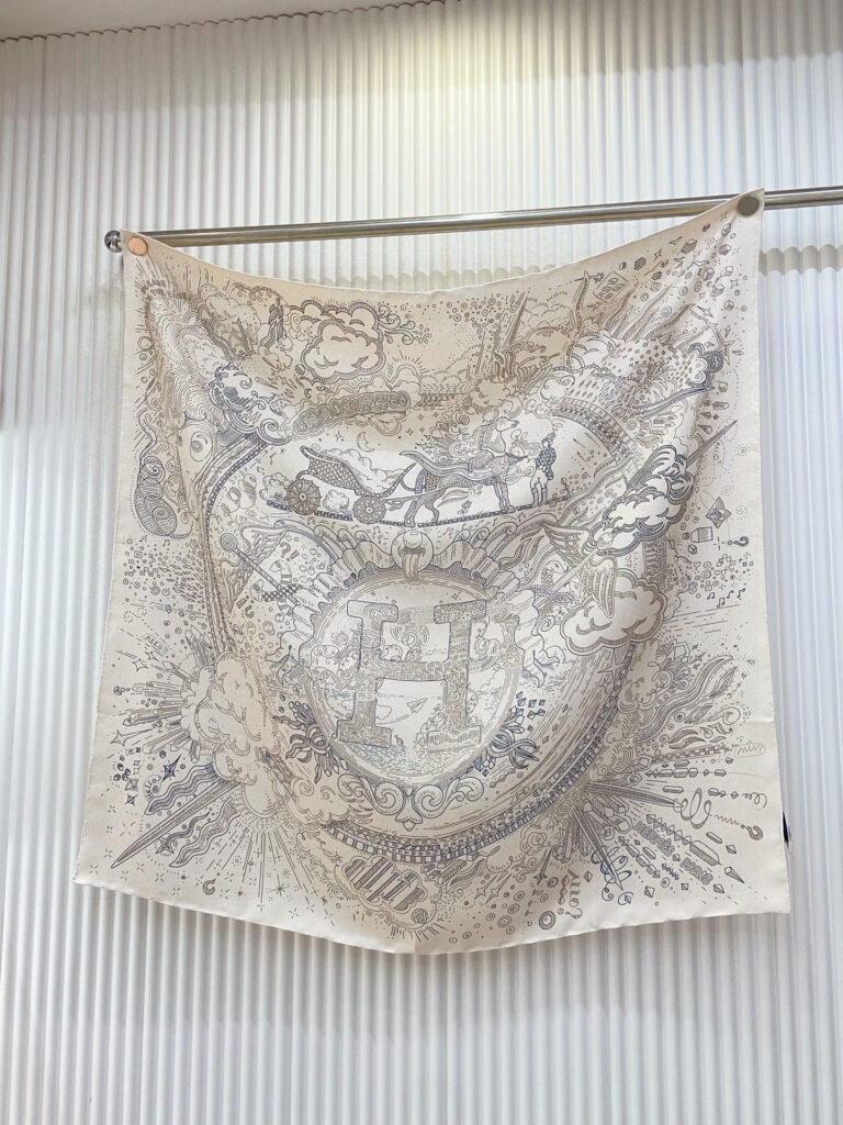 Hermès-silk scarf