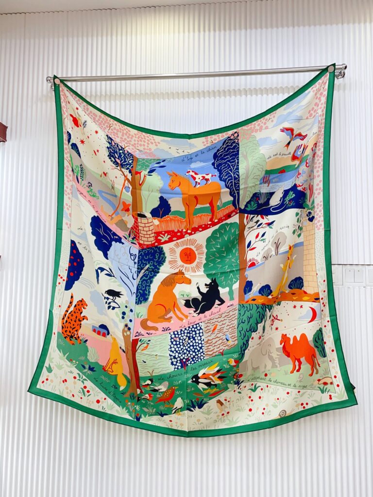 Hermès-silk scarf
