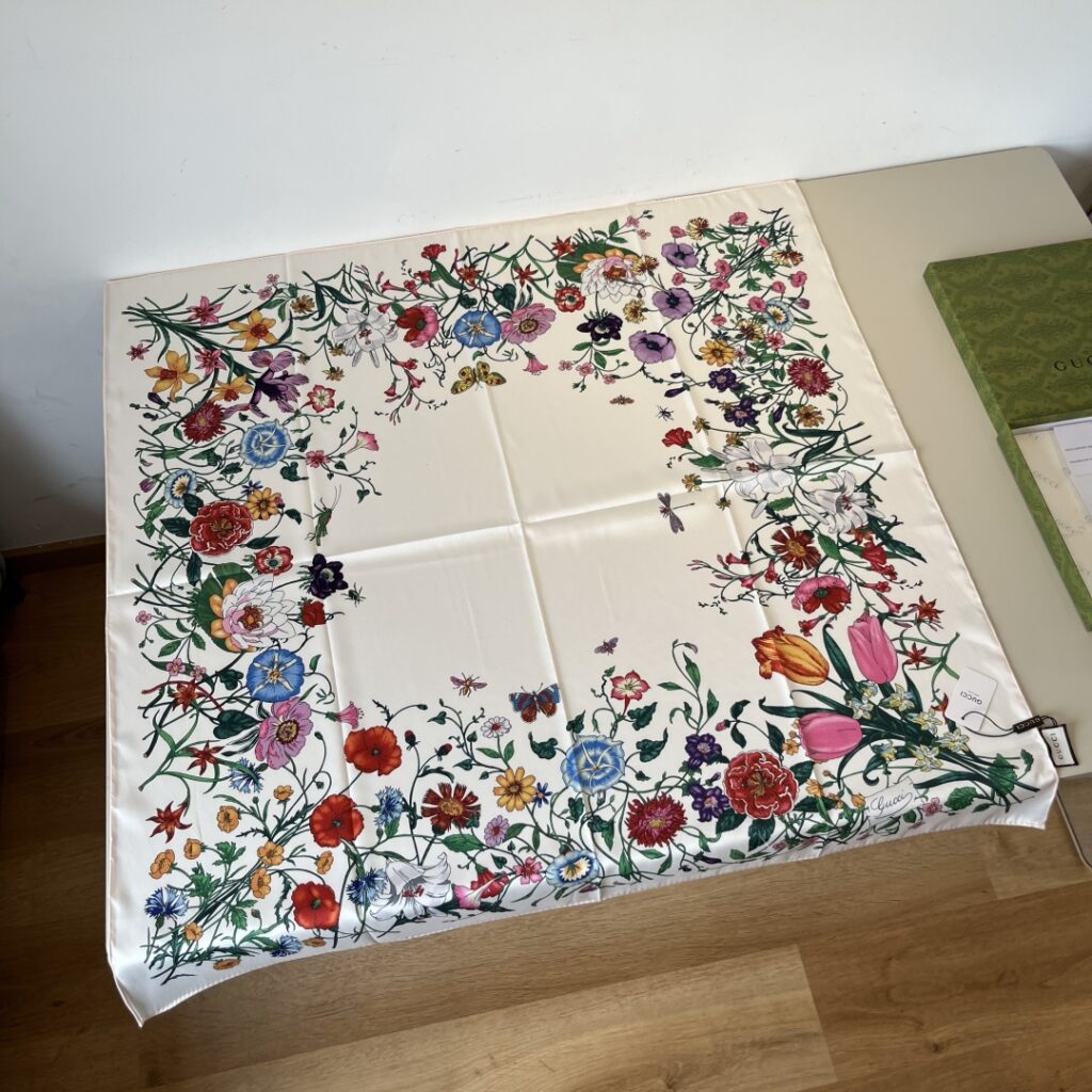 Gucci-silk scarf