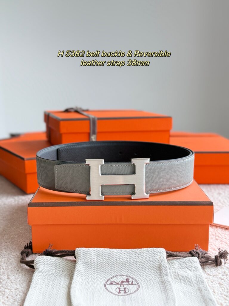 Hermes-Belt-Mens-Gray