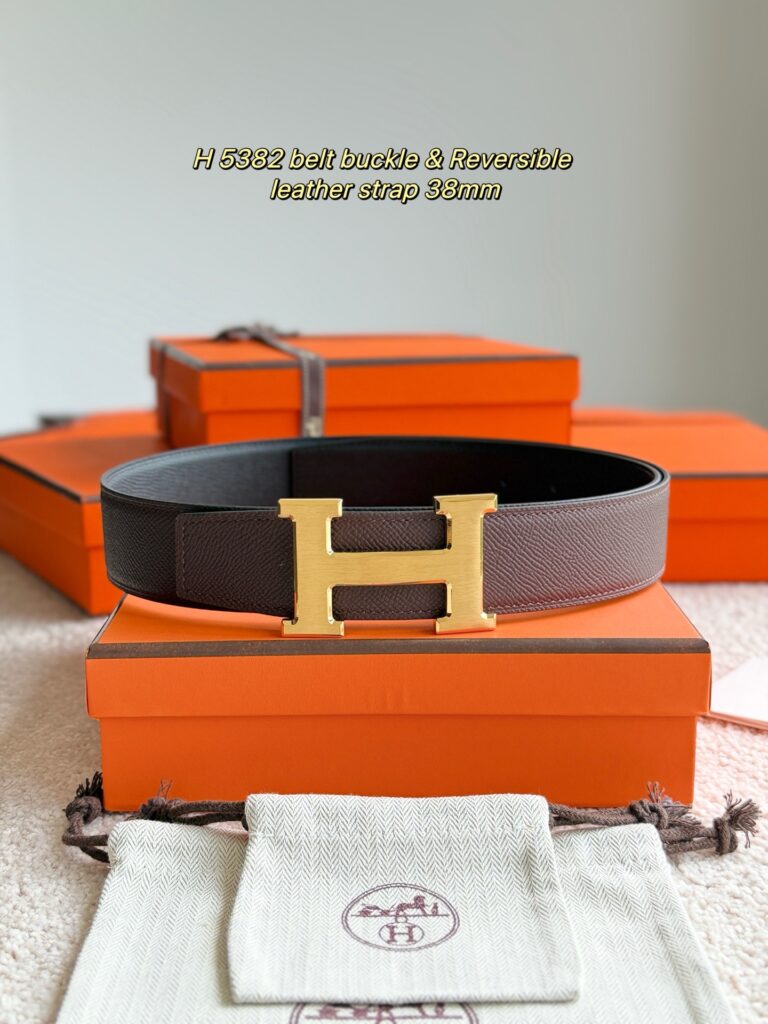 Hermes-Belt-Men's-Dark Red