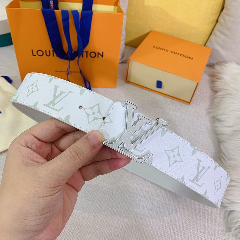 LV-Belt-Mens-White